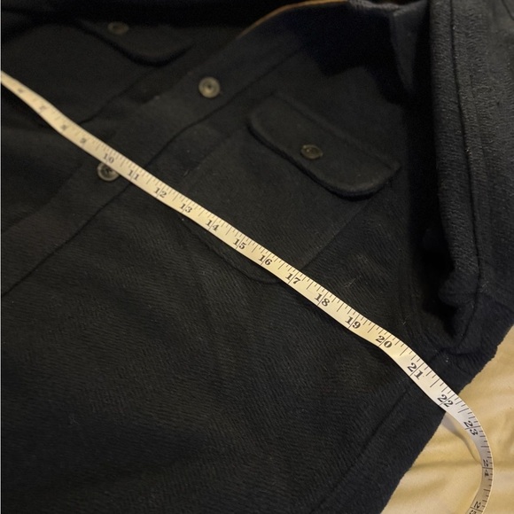 Jachs Men's Dark Blue Wool blend Shirt Jacket Size M - Picture 7 of 10